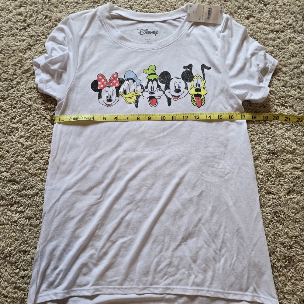 Disney Kids White Tee with Classic Characters